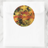 Weihnachenだ！ドイツのrfでメリークリスマス ラウンドシール (バッグ)