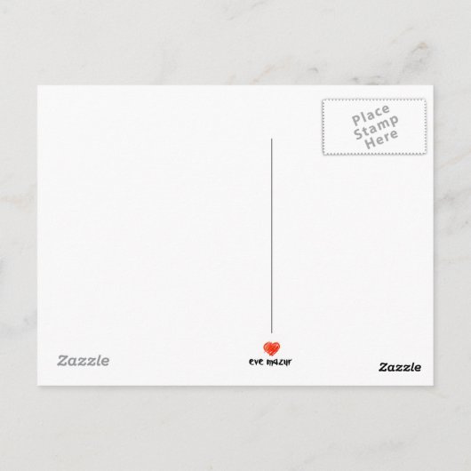 Weihnachenだ！ ポストカード (裏面)