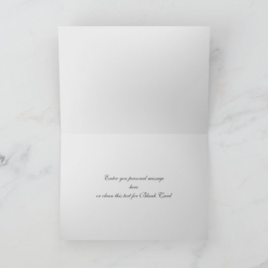 Weihnachenより。ドイツのクリスマスフォトカード シーズンカード (内部)