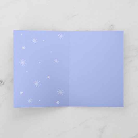 Weihnachenより。ドイツ語のクリスマスカード シーズンカード (内部)