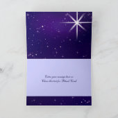 Weihnachenより。ドイツ語のクリスマスカード シーズンカード (内部)