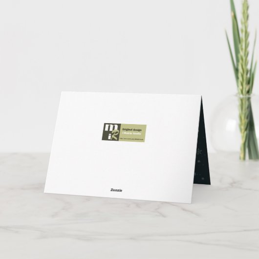 Weihnachenより。ドイツ語のクリスマスカード シーズンカード (裏面)