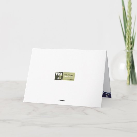 Weihnachenより。ドイツ語のクリスマスカード シーズンカード (裏面)