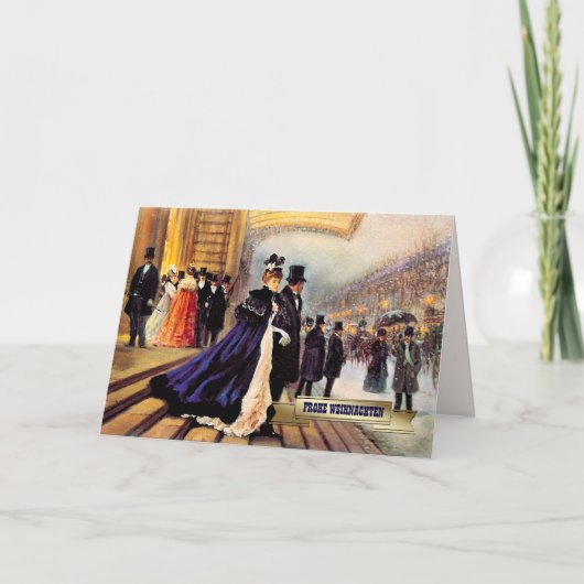 Weihnachenより。ドイツ語のクリスマスカード シーズンカード (正面)