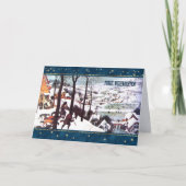 Weihnachenより。ドイツ語のクリスマスカード シーズンカード (正面)