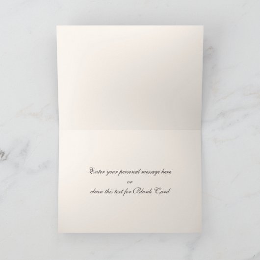 Weihnachenより。ドイツ語のクリスマスカード シーズンカード (内部)