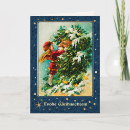 Weihnachenより。ドイツ語のクリスマスカード シーズンカード