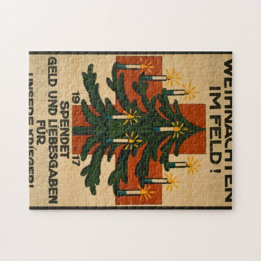 Weihnachen Im Feld ジグソーパズル (横)