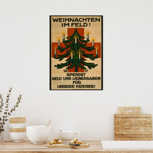 Weihnachen Im Feld ポスター (キッチン)