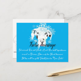 Weihnachen mit Neujahrsvorsatzポストカード ポストカード