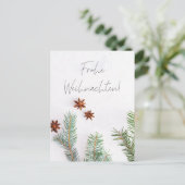 Weihnachen Moderne Weihnachstgrusskarte シーズンポストカード (スタンド正面)