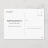 Weihnachen Moderne Weihnachstgrusskarte シーズンポストカード (裏面)