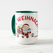 weihnachen、weihnacht、weihnachte、weihnachts マグカップ (正面左)