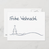 Weihnachtから… /メリークリスマス シーズンポストカード (正面/裏面)