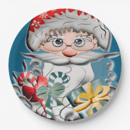 Weihnacht, Xmas Behälter ペーパープレート