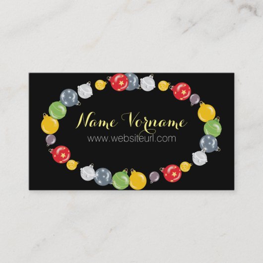 weihnachten 名刺 (正面)