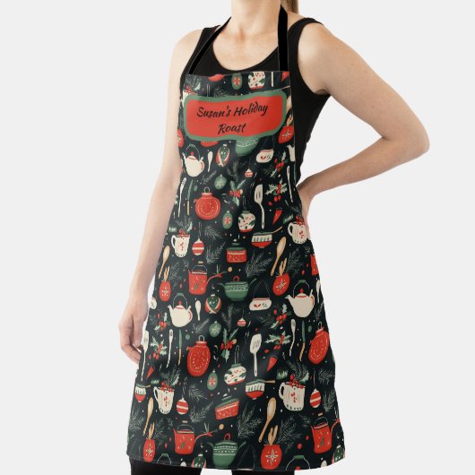 Weihnachten, bunt, topf, Mistel, Kochen, Küche  エプロン (インサイチュ)