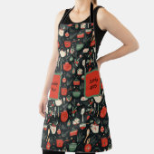 Weihnachten, bunt, topf, Mistel, Kochen, Küche  エプロン (インサイチュ)