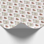 Weihnachten, elegant, Winter. Geschenkpapier ラッピングペーパー (角)