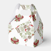 Weihnachten, elegant, Winter. Geschenkschachtel フェイバーボックス (裏面サイド)