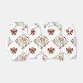 Weihnachten, elegant, Winter. Geschenkschachtel フェイバーボックス (折り畳みなし)