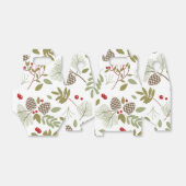 Weihnachten, elegant, Winter. Geschenkschachtel フェイバーボックス (折り畳みなし)