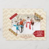 Weihnachten Foto-Karte シーズンカード (正面/裏面)