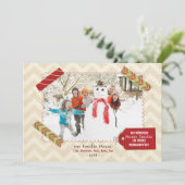 Weihnachten Foto-Karte シーズンカード (スタンド正面)