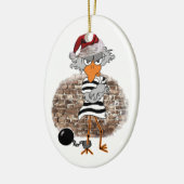 Weihnachten Gefängnis セラミックオーナメント (左)