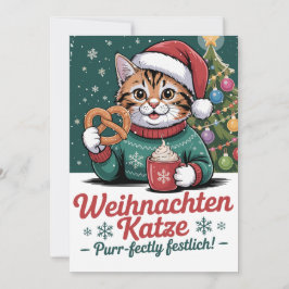 Weihnachten Katze - Christmas Cat シーズンカード