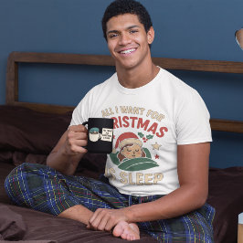 Weihnachten: Schlaf Ist Alles Tシャツ