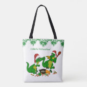 Weihnachts Drachen氏， auf Deutsch トートバッグ (裏面)