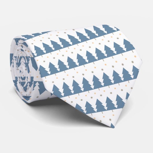 Weihnachts-Winter-Design  ネクタイ (ロール)