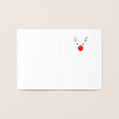 Weihnachtsbaum Karten 箔カード (内部)