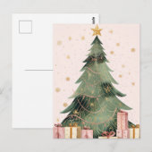 Weihnachtsbaum mit Geschenken ポストカード (正面/裏面)