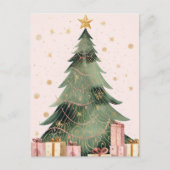 Weihnachtsbaum mit Geschenken ポストカード (正面)