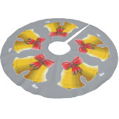 Weihnachtsbaumdecke ブラッシュドポリエステルツリースカート (アングル)