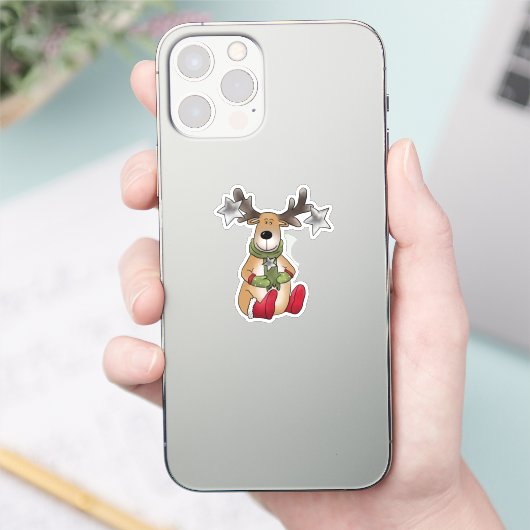 Weihnachtselch  シール (スマートフォン)