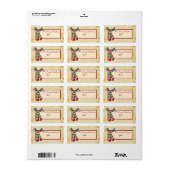 Weihnachtselch ラベル (フルシート)