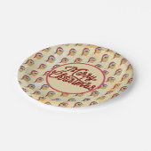 Weihnachtseule ペーパープレート (アングル)