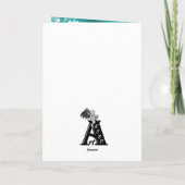 Weihnachtsgedicht Deutsch，テキストの追加 カード (裏面)