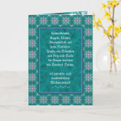 Weihnachtsgedicht Deutsch，テキストの追加 カード (黄色い花)