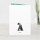 Weihnachtsgedicht Deutsch，テキストの追加 ノートカード (裏面)