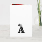 Weihnachtsgedicht Deutsch，テキストの追加 ノートカード (裏面)