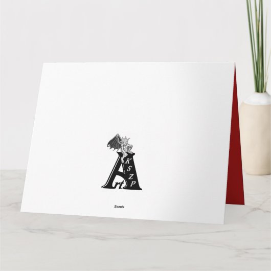 Weihnachtsgedicht Deutsch , Add Your Text カード (裏面)