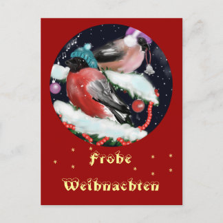 Weihnachtsgruss, Dompfaff ポストカード