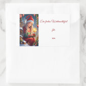 Weihnachtsgrüße 長方形シール (バッグ)