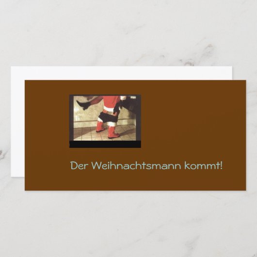 Weihnachtskarte (正面/裏面)