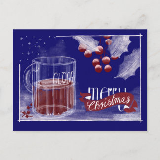 Weihnachtskarte Glögg Glühwein Merry Christmas シーズンポストカード