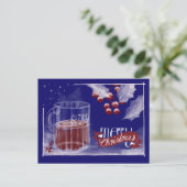 Weihnachtskarte Glögg Glühwein Merry Christmas シーズンポストカード (スタンド正面)